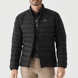 Arc'teryx Cerium LT Goose Down Jacket Mens M Black Insulated Lightweight Puffer